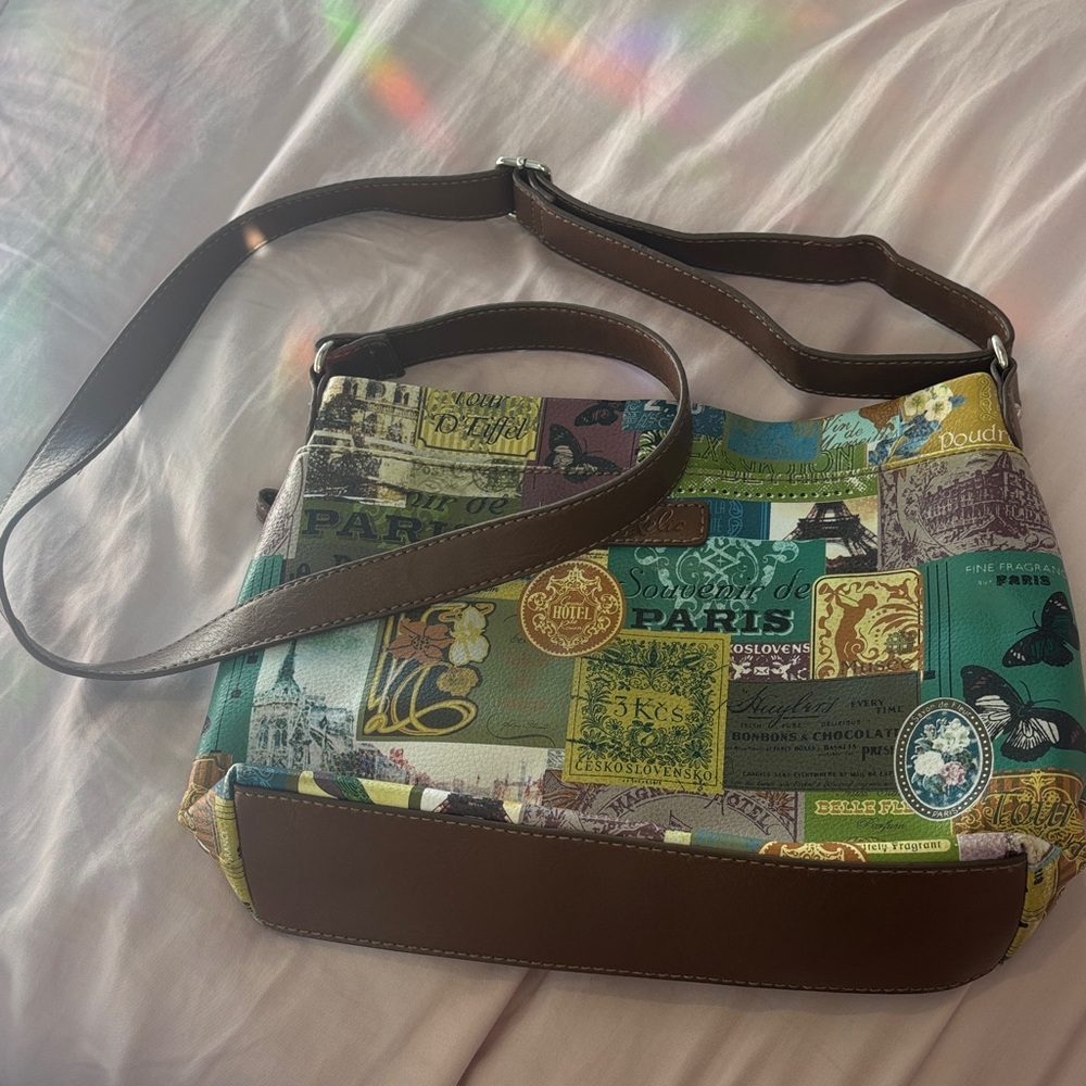 Relic Multicolor Patchwork Shoulder Bag - image 4